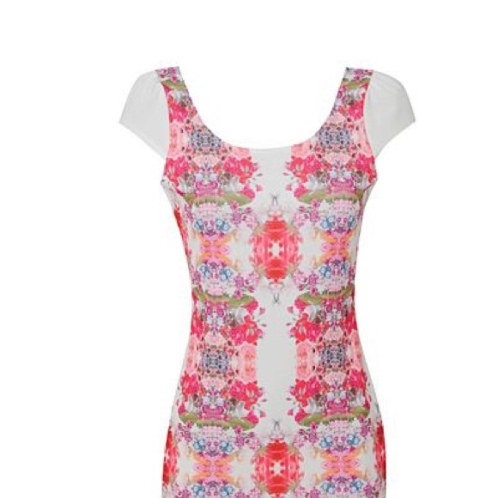 Paprika ASOS flower dress open back size small